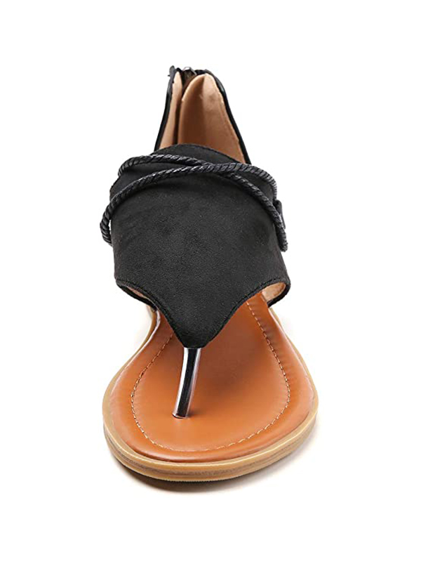 Tilocow Posh Gladiator Sandals for Women Comfort Flat Sandals Summer Shoes for Women Vintage Flip Flops